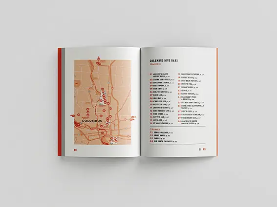 Travel book layouts
